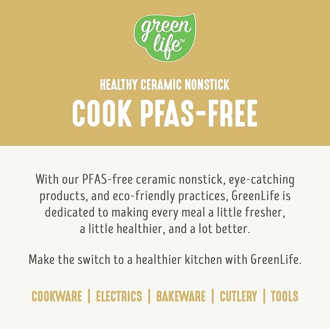 GreenLife Digital Rice Cooker 2-Cups Uncooked/4-Cups Cooked Removable Nonstick Ceramic PFAS-Free Pot One-Touch Presets Oats Quinoa Brown Rice Auto Keep Warm Fuzzy Logic Tech 1.5QT Butter Yel
