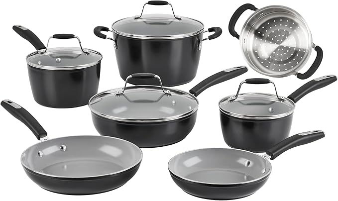 Cuisinart 11-Pc Intermix™ Ceramic Nonstick Set 59SB-11BK