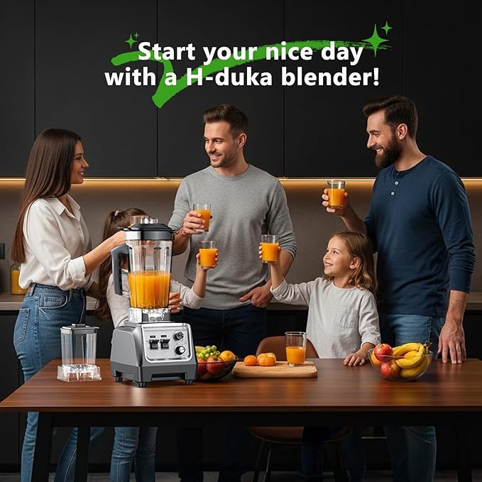 1800W Blender for Smoothies 70 oz Large Capacity Countertop Blenders with 20 oz Grinding Cup - 28000RPM High Speed Kitchen Blender for Ice Crushing Frozen Drinks Milkshakes &amp Puree