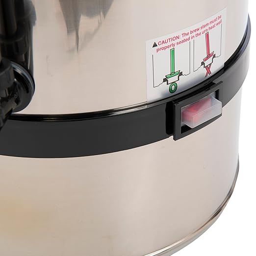 FSE CP-40 Stainless Steel Coffee Percolator Brewer Urn 40 Cup Capacity