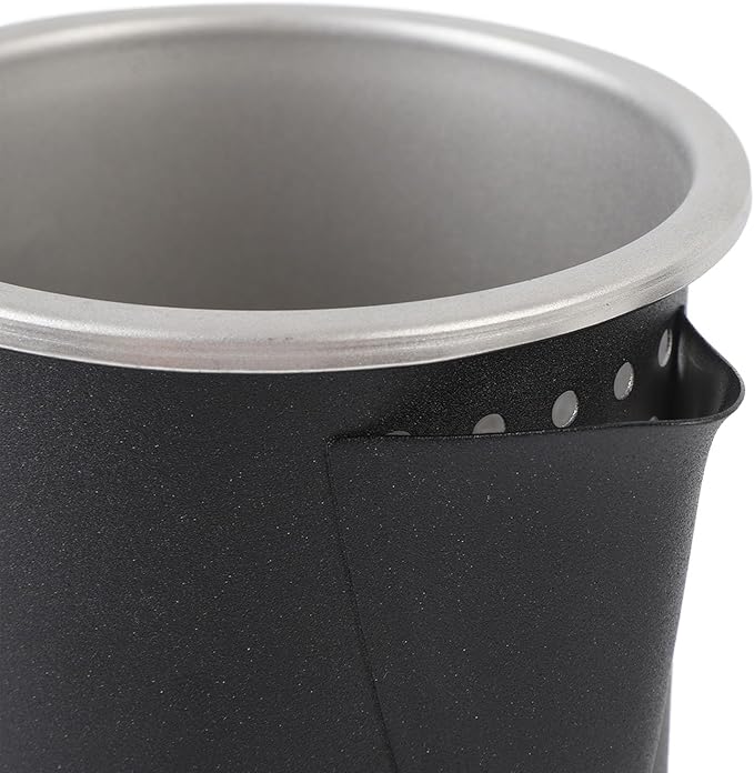 Yosoo Stainless Steel French Press Coffee Maker Portable Hand Brewed Coffee Press Teapot 1000ml Capacity Lightweight for Camping Travel Office Use (Black)