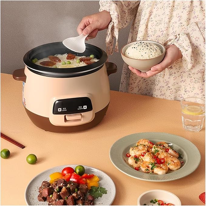 Mini Rice Cooker Commercial Rice Cooker 3L Multi-Functional Small Rice Cooker For 1-3 People Cooking