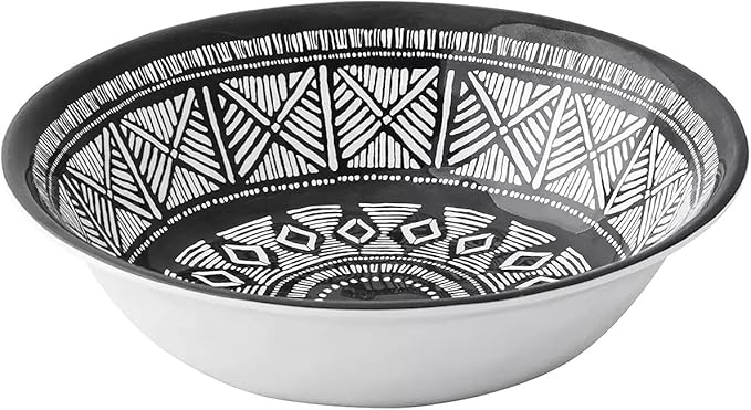 18-Piece Melamine Dinnerware Set Printmaker Design