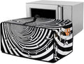 Music Print Toaster Oven Air Fryer Cover Washable Bread Maker Cover Dustproof Stain Resistant Smart Microwave Oven Protector 18.5 x 14.5 x 9 Black