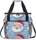 Cute Santa Claus Coffee Maker Carrying Bag Dreamy Santa Claus Travel Storage Bag Compatible with K-Mini or K-Mini Plus Single Serve Coffee Brewer Carrying Case with Multiple Pockets &amp Shoulder S