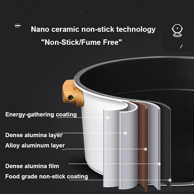 TsoLay Intelligent Automatic Cooking Machine 8 L Multi-Function Stir-Fry Machine with 360° Rotating and 3D All-Round Heating and 26CM Large Caliber Adjustment 3 Gears Firepower for Home Restaurant