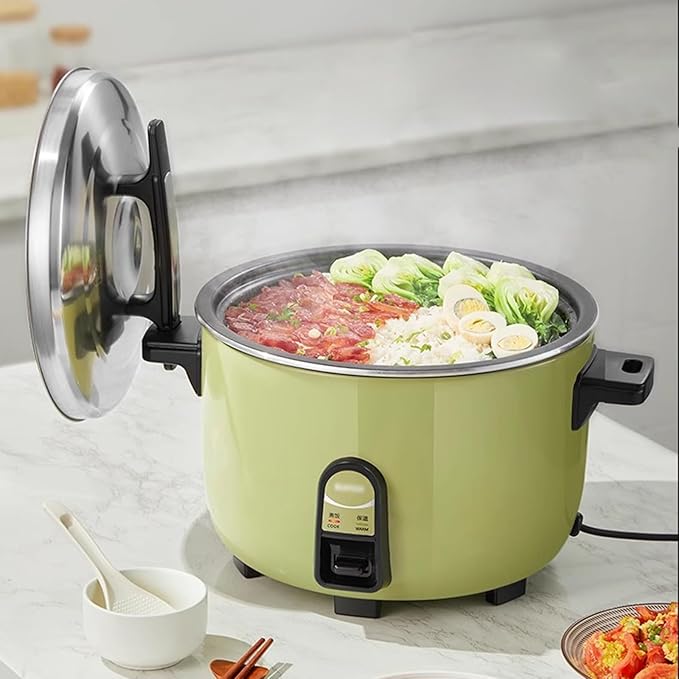 Rice Cookers Commercial Rice Cooker 13L Large Capacity Non-Stick Coated Old Style Large Rice Cooker Smart Multifunction Rice Maker