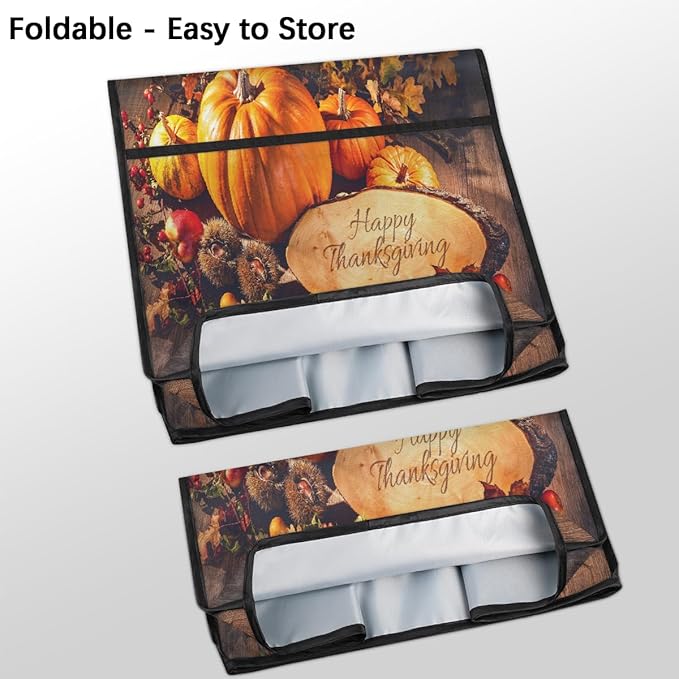 cfpolar Kitchen Aid Mixer Cover Compatible with 6-8 Quarts Thanksgiving Pumpkin Fall Stand Mixer Cover Kitchen Aid Mixers Accessories Appliance Organizer Bag Dust Covers with Zipper Pocket