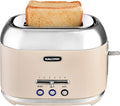 Kalorik 2-Slice Retro Toaster (Cream) (Renewed)