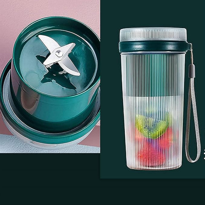 Portable Blender Personal Size Blender for Smoothies Juice and Shakes Food Grade Travel Blender Juicer Cup 11/20oz with USB Rechargeable for Home Sport Office Outdoors