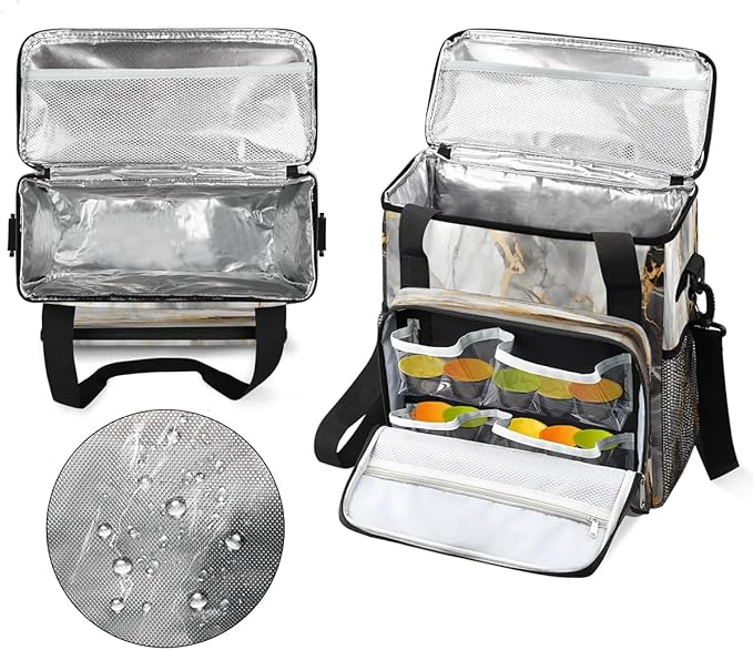 Classic Patterns Marble Coffee Maker Travel Bag for K-Mini or K-Mini Plus Single Serve Coffee Brewer Portable Storage Tote Case for Tarvel