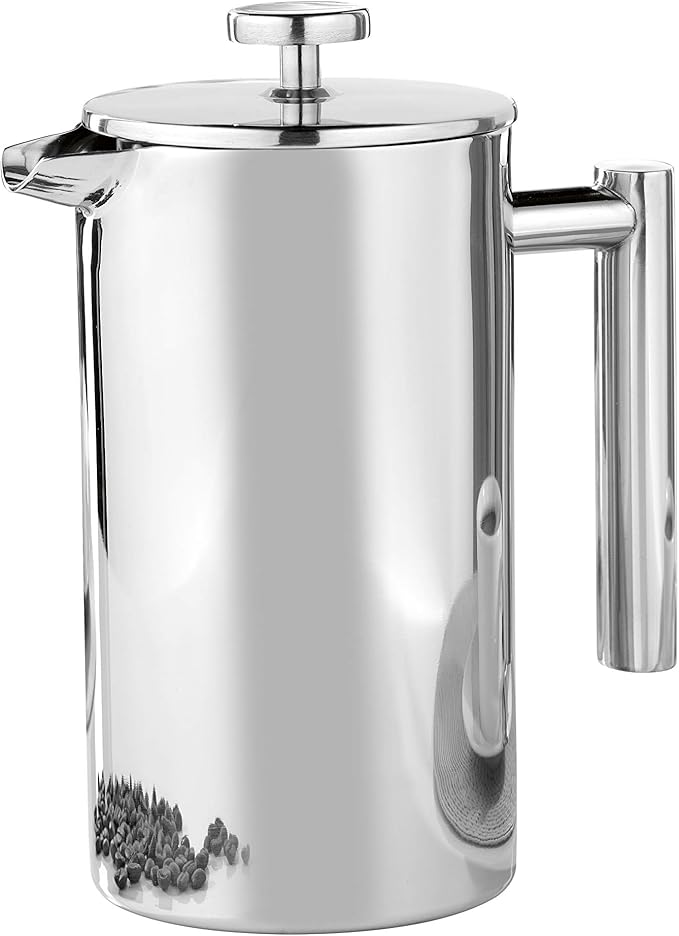 Esmeyer Oxford Stainless Steel Coffee Maker Silver 10.5 x 18.5 x 22 cm
