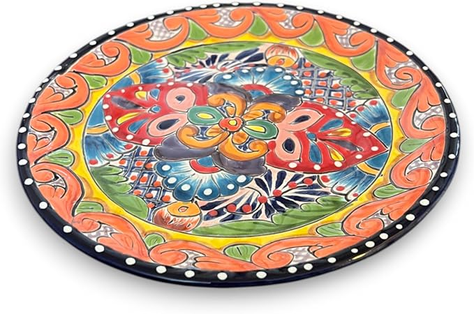 40-Piece Talavera Dinnerware Set | Colorful Tableware for 8