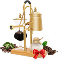 Balance Siphon Coffee Maker Belgium Royal Family Balance Syphon Siphon Coffee Maker Unique Gravity Vintage Cafe Maker for Home Kitchen Barista Use 500ml Glass Carafe