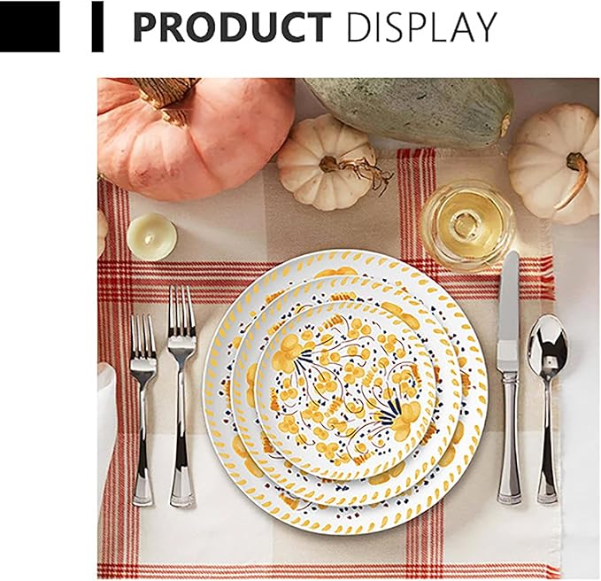 bone china dinnerware set tableware set round plates 24-piece dish set for 6 dinner plate set cups and plates sets for kitchen kitchen dishes set for housewarmingpartydinner