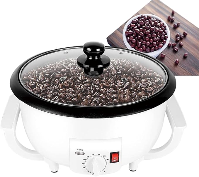 750g Coffee Roasting Machine Non-Stick Electric Coffee Maker 0-240°C Adjustable Temperature Variety Of Food Containers - For Some People Who Love Coffee