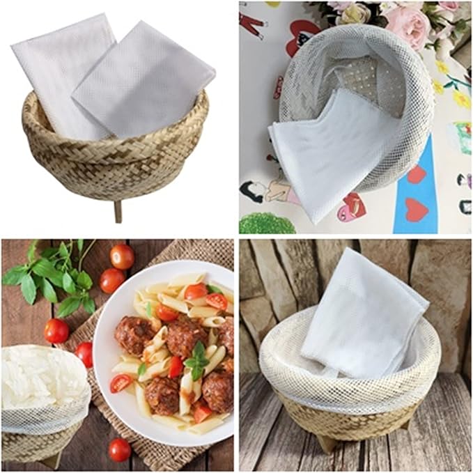 Sticky Rice Steamer Basket with Stand – 6.5 Diameter Bamboo Handmade Rice Steaming Basket – Includes 2 Free Cheesecloths – Thai Style Traditional Rice Cooker