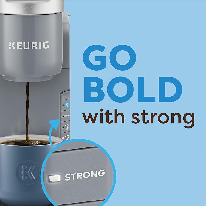 Keurig K-Iced Coffee Maker Single Serve K-Cup Pod Iced Coffee Maker With Hot and Cold Coffee Capabilities Brews Any K-Cup Pod Gray