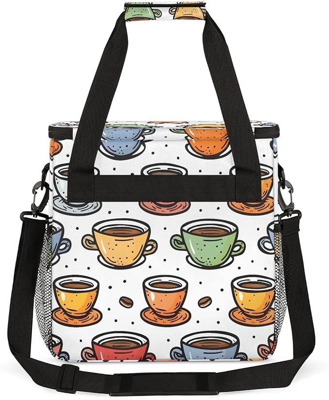 Travel Coffee Maker Carrying Bag Compatible with Keurig K-Mini or K-Mini Plus Single Serve Coffee Maker Portable Storage Bag with Shoulder Strap(Bag Only)