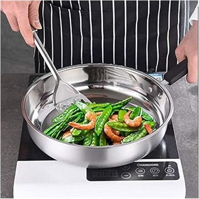 Cookware Set Pots and Pans Set 3 Pcs Set Stainless Steel Pot Soup Pot Nonmagnetic Cooking Cookware Non Stick Pan Induction Cooker Pot Cooking Pot Set Cooking Pan Set