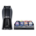 Flavia Aroma Brewer Bundle with 84 Freshpacks and 1 Merchandiser - Coffee Machine Makes Coffee Lattes Tea and other Hot or Iced Beverages Multiple Brew Sizes Black