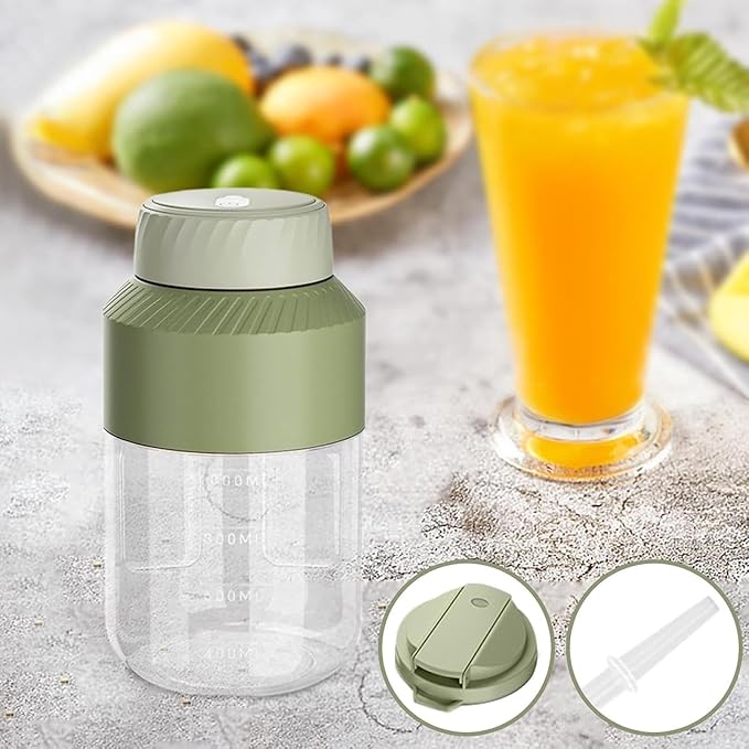 Portable Juicer 1000ML Multifunctional Juicer Cup with Digital Display USB Rechargeable Electric Blender for Smoothies Kitchen Home Travel