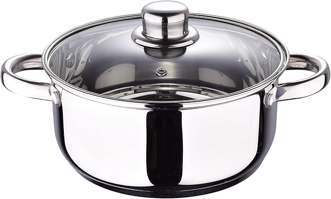 Kitchen Battery 12 Pieces SAN IGNACIO Cassel Stainless Steel with pan Set (182022242628 in) in Pressed Aluminum