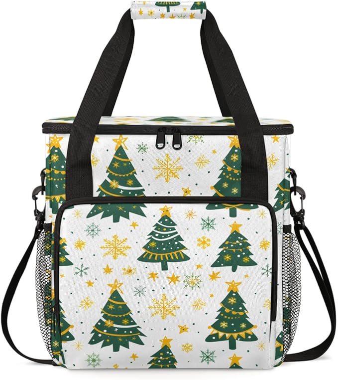 Colorful Tree Coffee Maker Carrying Bag Magical Tree Travel Storage Bag Compatible with K-Mini or K-Mini Plus Single Serve Coffee Brewer Carrying Case with Multiple Pockets &amp Shoulder Strap