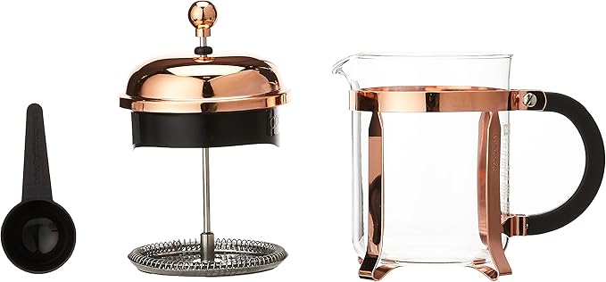 BODUM Chambord 4 Cup French Press Coffee Maker Copper 0.5 l