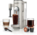 Ninja Pod &amp Grounds Specialty Single-Serve Coffee Maker K-Cup Pod Compatible Brews Grounds Compact Design Built-In Milk Frother 56-oz. Reservoir 6-oz. Cup to 24-oz. Mug Sizes Stone PB051ST