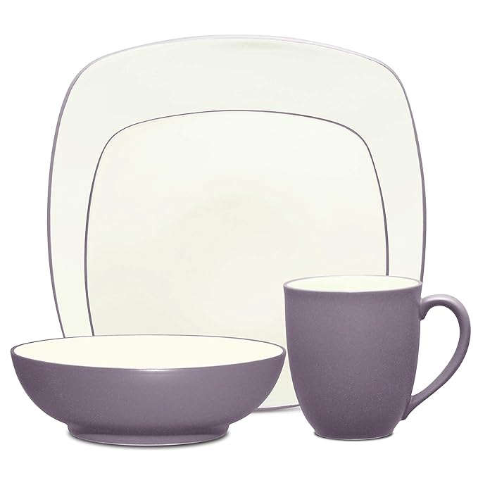 Noritake 4-Piece Colorwave Square Place Setting Plum