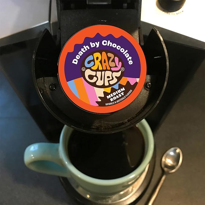 Crazy Cups Coffee Pods Variety Pack Sampler from Top Brands Assorted Single Serve for Keurig K Cups Coffee Makers 40 Unique Cups