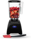 Blendtec Classic 575 Blender - WildSide+ Jar and Spoonula Spatula BUNDLE - Professional-Grade Power - Self-Cleaning - 4 Pre-programmed Cycles - 5-Speeds - Black