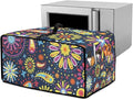 Floral Petal Toaster Oven Cover with Storage Pockets Multipurpose Microwave Air Fryer Kichen Appliances Protective Covers Essential for Everyday Home Kitchens