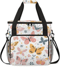 Dreamy Butterfly Coffee Maker Carrying Bag Artistic Butterfly Travel Storage Bag Compatible with K-Mini or K-Mini Plus Single Serve Coffee Brewer Carrying Case with Multiple Pockets &amp Shoulder S