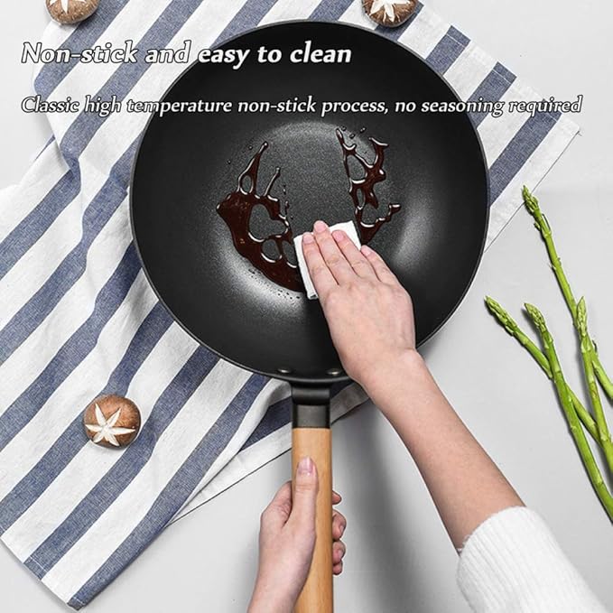 Cooking Pot Non Stick Cookware SetsIron Cooking Pots and PansFrying Pan and Saucepan Set Suitable for All StovesIncluding Induction3PCS
