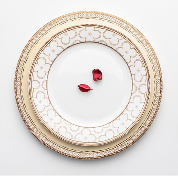 8-piece porcelain dinnerware set dishes set for 2 bone china dinnerware set dinnerware sets wedding hotel banquet family gathering dishwasher safe Gift for maternal grandmother Gift for mom