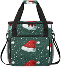Christmas Hat Coffee Maker Carrying Bag Mystical Hat Travel Storage Bag Compatible with K-Mini or K-Mini Plus Single Serve Coffee Brewer Carrying Case with Multiple Pockets &amp Shoulder Strap