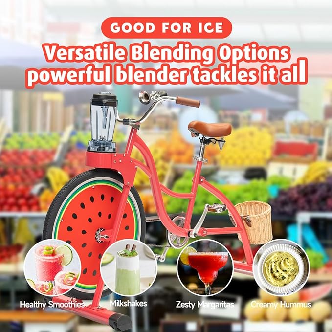 Beach Party Blender Bike - Stationary Smoothie Blender &amp Juicer Smoothie Bike/customized Cheap juicer blender bike Stationary bike