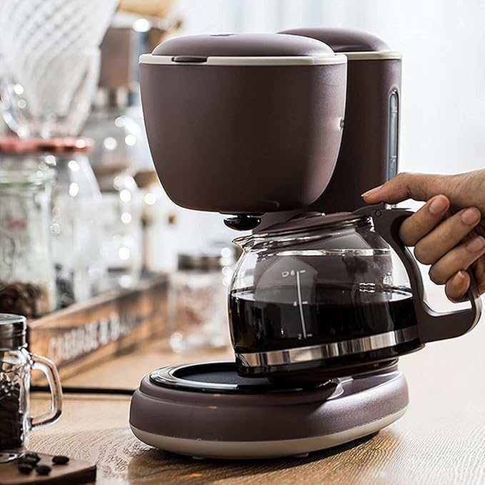 Dual-Purpose Coffee Machine Automatic Tea Brewing Multifunctional American Drip Coffee Maker Brew Strength Control Continuous Insulation Design 20240309