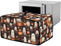 Halloween Ghost Toaster Oven Cover Wide Slots Toaster Cover Small Appliance Covers Dust and Fingerprint Protection Machine Washable Oil-Proof Bread Maker Covers-1