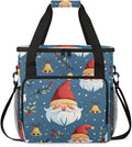 Abstract Santa Claus Coffee Maker Carrying Bag Graffiti Santa Claus Travel Storage Bag Compatible with K-Mini or K-Mini Plus Single Serve Coffee Brewer Carrying Case with Pockets &amp Shoulder Stra