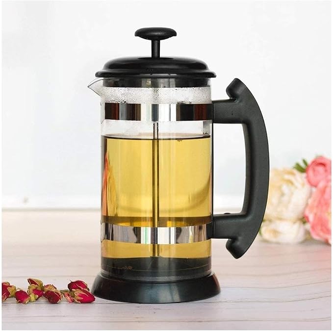 Press Coffee/Tea Coffee Pots Coffee Maker Kettle Stainless Steel Glass Thermos Coffee &amp Tea Carafes 1000ML