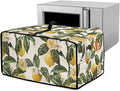Convection Toaster Oven Cover with Storage Pockets Fits Machines Up to 18.5x14.5x9 Convection Toaster Oven Covers for Family Kitchen Essential Retro Lemon