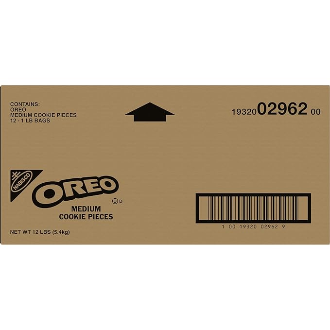 OREO Chocolate Sandwich Cookies Medium Cookie Pieces 12 - 16 oz Bags