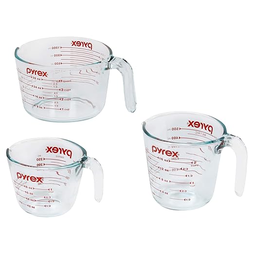 COMFEE' 6-in-1 Multi Cooker Bundle with Pyrex 3-Piece Glass Measuring Cup Set 2 QT Capacity Rice Cooker with Steamer Slow Cooker Saute Functions