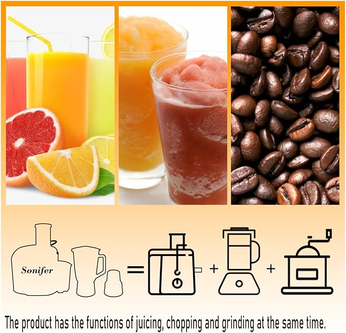 Juicer Machine 800W Blender Maker Extractor Machine Home Kitchen Watermelon Fruit Squeezer (Juicer AU)