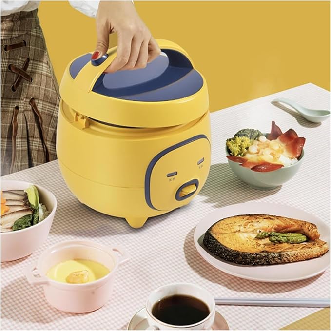 Electric Pressure Cooker Commercial Rice Cooker 1.6L Automatic Rice Cooker Detachable Non-Stick Cooking Bowl