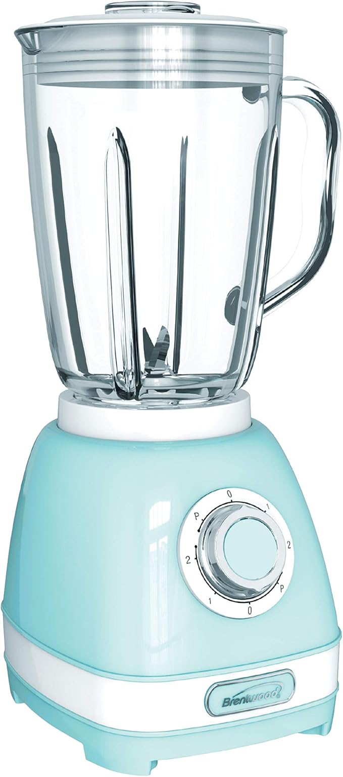 Brentwood Appliances JB-330BL 2-Speed Retro Blender with 50-Ounce Plastic Jar Blue Normal