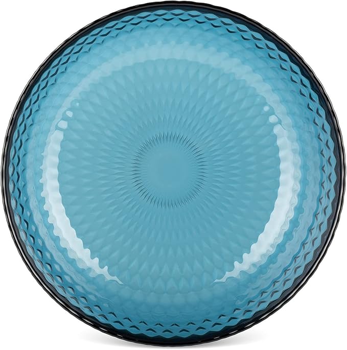 Books.And.More Dinnerware Idylle London Topaz Tableware Set of 18 Kitchen Plates Bowl and Dessert Plates Kitchen Dinner Set for Home